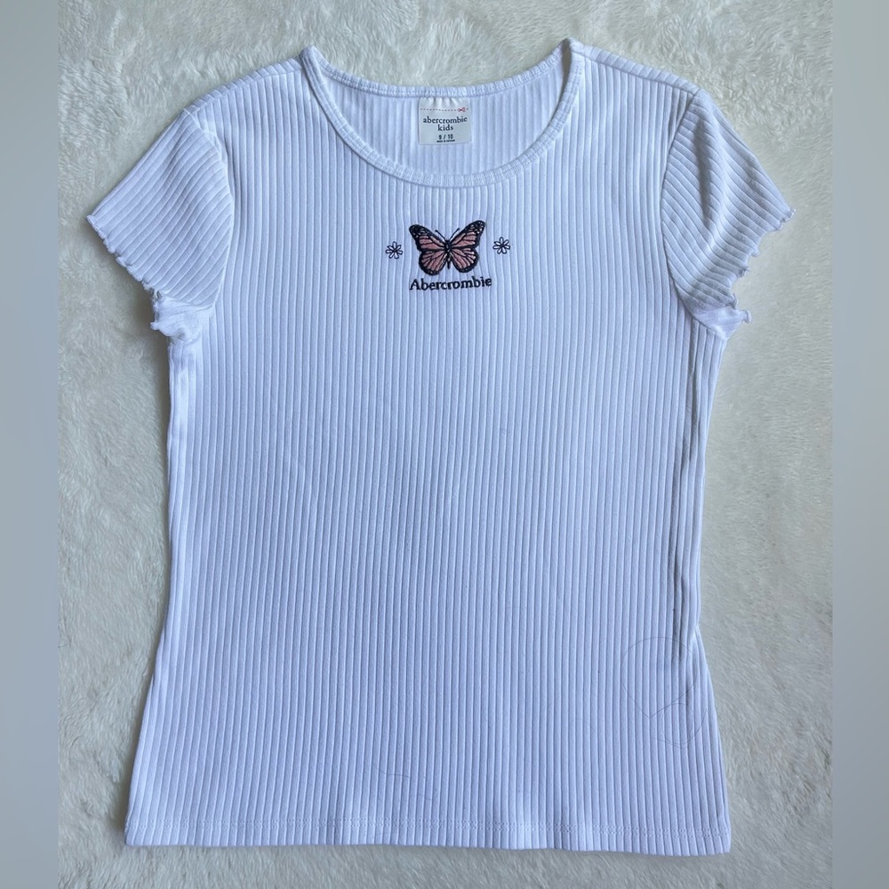 Abercrombie kids - girls white shirt